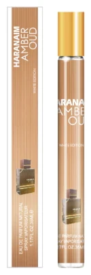 Perfume en tubo Al Haraamin Amber Oud marron 35ml